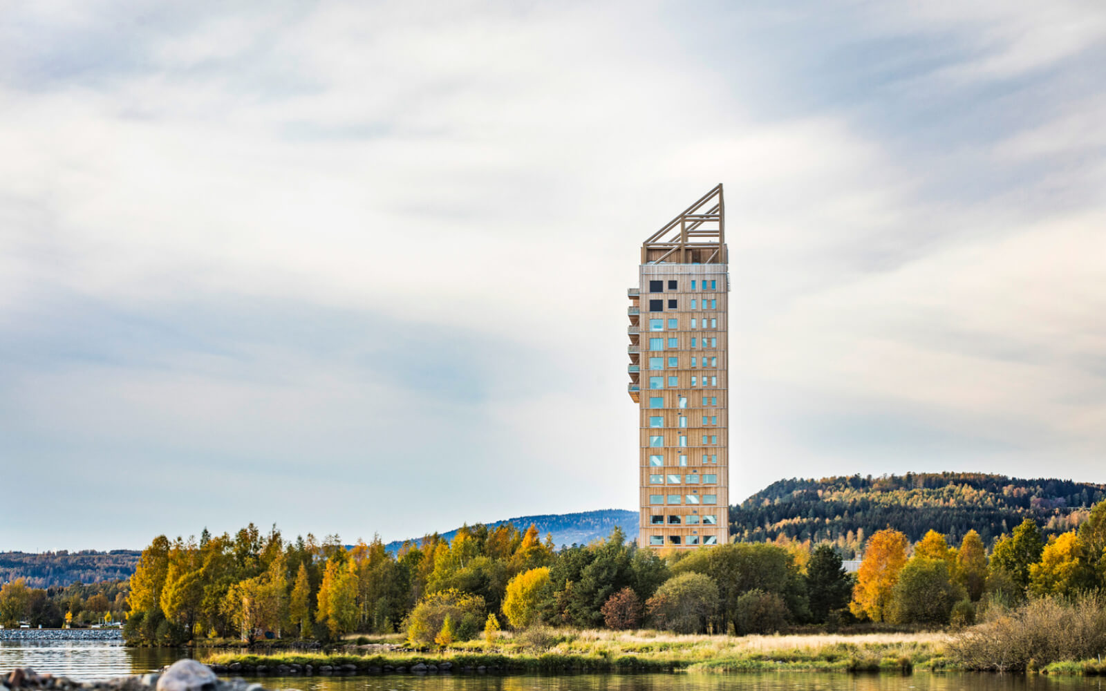 Tallest wooden building in Norway